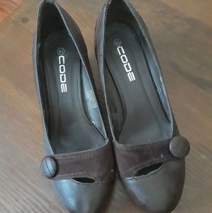 European  brown shoes